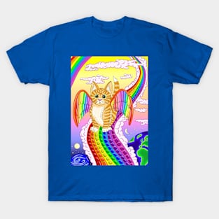 Rainbow bridge kitten T-Shirt